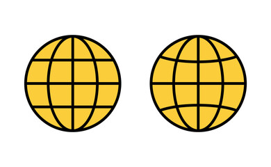 Web icon set for web and mobile app. go to web sign and symbol. web click icon. Global search icon