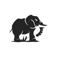 elephant logo template Isolated. Brand Identity. Icon Abstract Vector graphic
