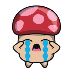 Mushroom Character Illustration