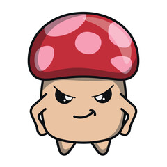 Mushroom Character Illustration