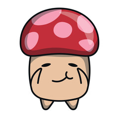 Mushroom Character Illustration