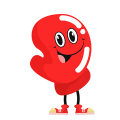 vector cute boxing gloves