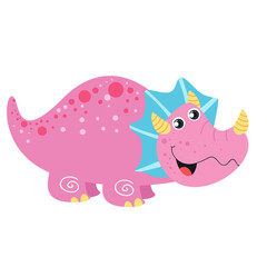 vector cartoon baby dinosaur illustrated