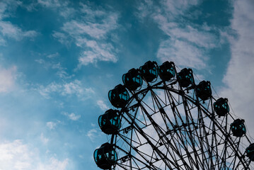 ferris wheel on sky