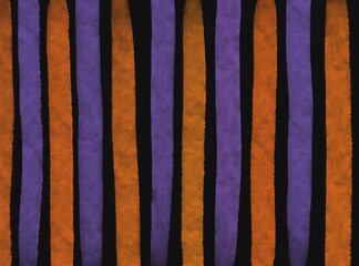 Orange and purple lines on black
