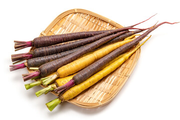 黄色い人参イエローハーモニーと バイオレッドハーモニーニンジン