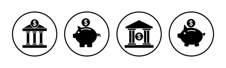 Bank icon vector. bank icon symbol