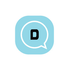 Initial Letter D Logo Template Vector Design