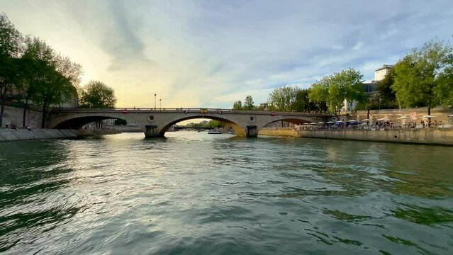 Beautiful Seine River in Paris - travel photography