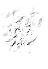 White crumpled paper texture pattern. Image abstract background.