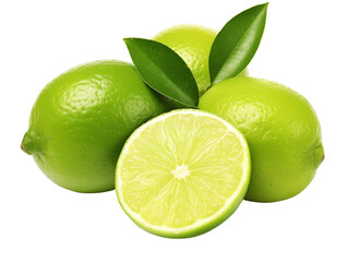 Limes are small, round, green citrus fruits that belong to the Rutaceae family. 