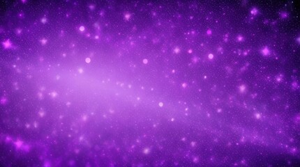 Purple abstract background with stars and nebula. Generative Ai