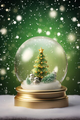 Christmas cute crystal ball, Christmas decoration material