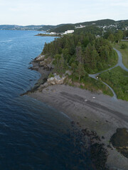 view of the coast of the sea
