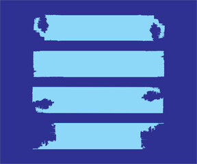 Fototapeta premium Set of Torn Paper Design Vector