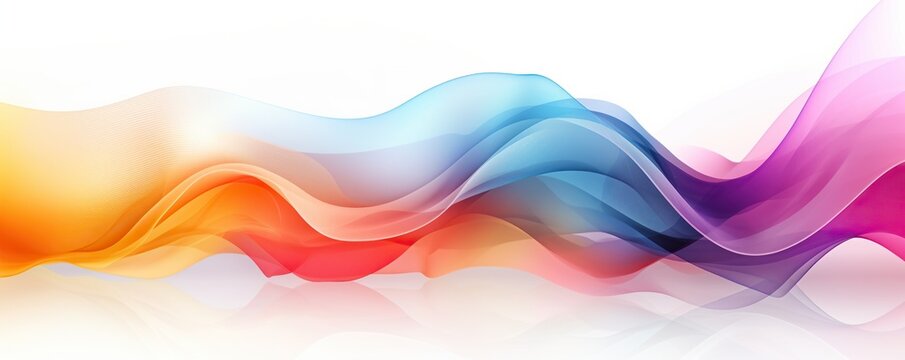 free photos the surface of the water is rainbow colored background. generative AI