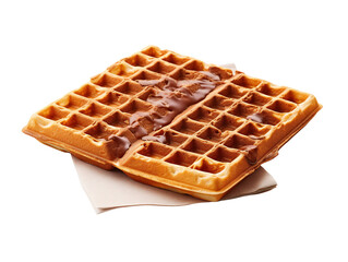 Waffles are a beloved breakfast and brunch food that consists of a batter cooked in a special waffle iron, resulting in a distinctive grid pattern.
