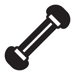 chest expander glyph icon