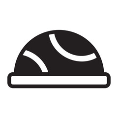 balance ball glyph icon