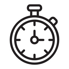 stopwatch line icon