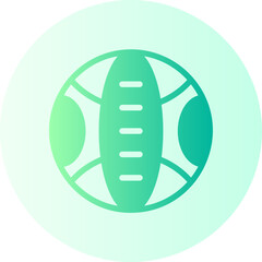 medicine ball gradient icon
