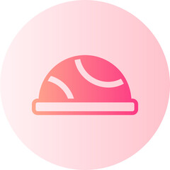 balance ball gradient icon