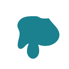 Blue abstract shapes vector 