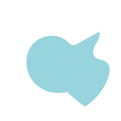 Blue abstract shapes vector 