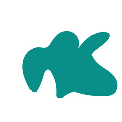 Blue abstract shapes vector 