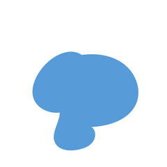 Blue abstract shapes vector 