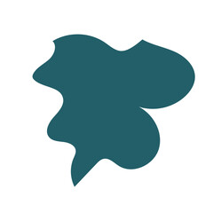 Blue abstract shapes vector 