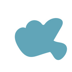 Blue abstract shapes vector 