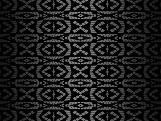 Black metal texture steel background. Perforated metal sheet.
