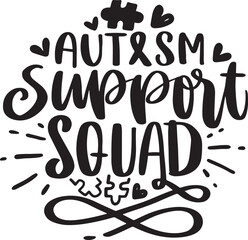 Autism quotes design lettering vector