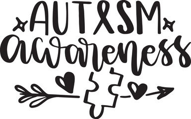 Autism quotes design lettering vector