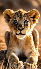 Obraz premium little lion