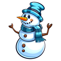 Snowman vector illustration
