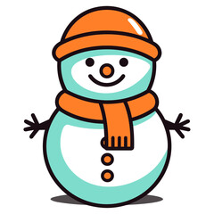 Snowman vector illustration