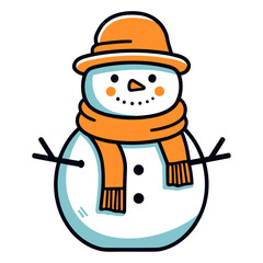 Snowman vector illustration