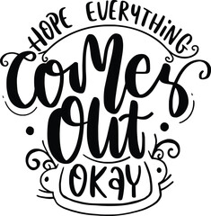 funny bathroom quote for a sign, wall d&eacute;cor, wood frame Hand painted brush pen modern calligraphy, sign background inspirational quotes and typography art lettering