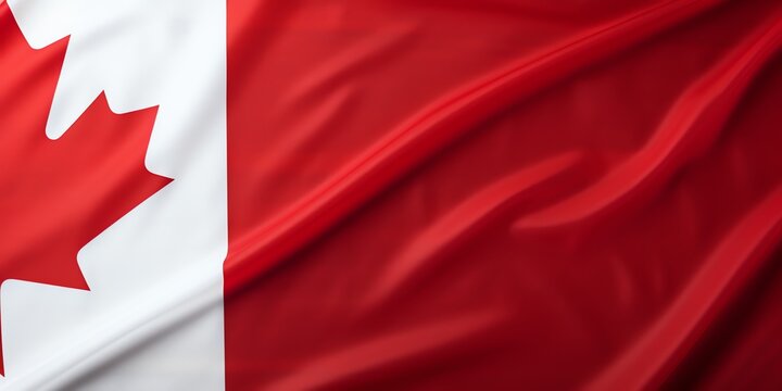 Wavy Canadian flag