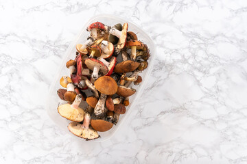 Wild mushrooms