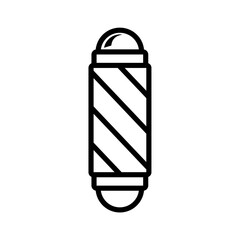 barber pole icon design vector template