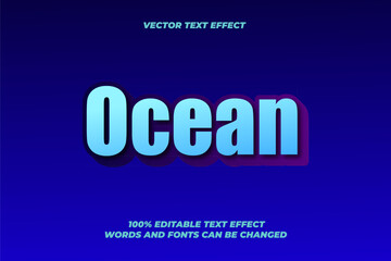 Editable text effect