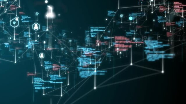 Exploring Data Mining Algorithms for Networks, animation render