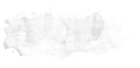 white watercolor background. Artistic hand paint. Isolated on transparent background.
