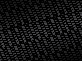 Black metal texture steel background. Perforated metal sheet.