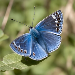 Obraz premium A Blue Butterfly, Photo, Illustration, Generative AI technology 