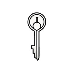key icon vector
