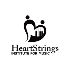 love with music logo. piano symbol. vector logo